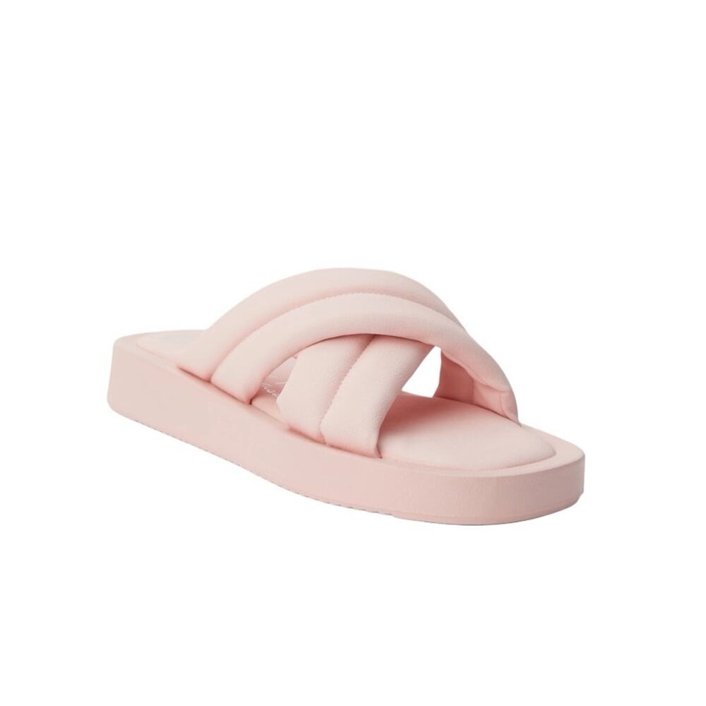 Beach by Matisse Piper Pink Padded Slide Sandals size 7